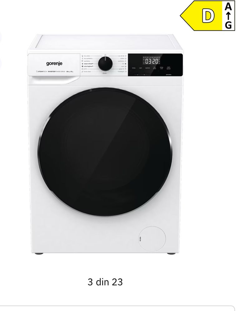 Masina de spalat rufe frontala cu uscator GORENJE WD2A164ADS