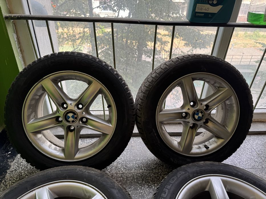 Оригинални джанти BMW style 43 - 16 цола, 5x120 със зимни гуми.
