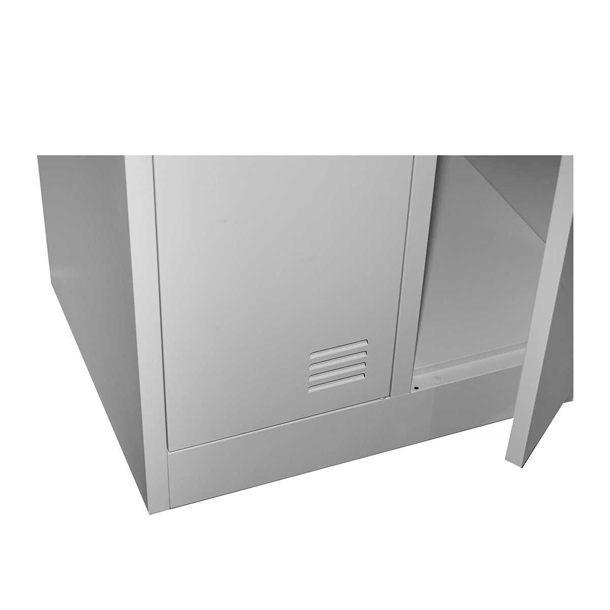 Dulap Metalic Dublu Vestiar Usi Chei 180x60x45cm LivratGRATUIT AB
