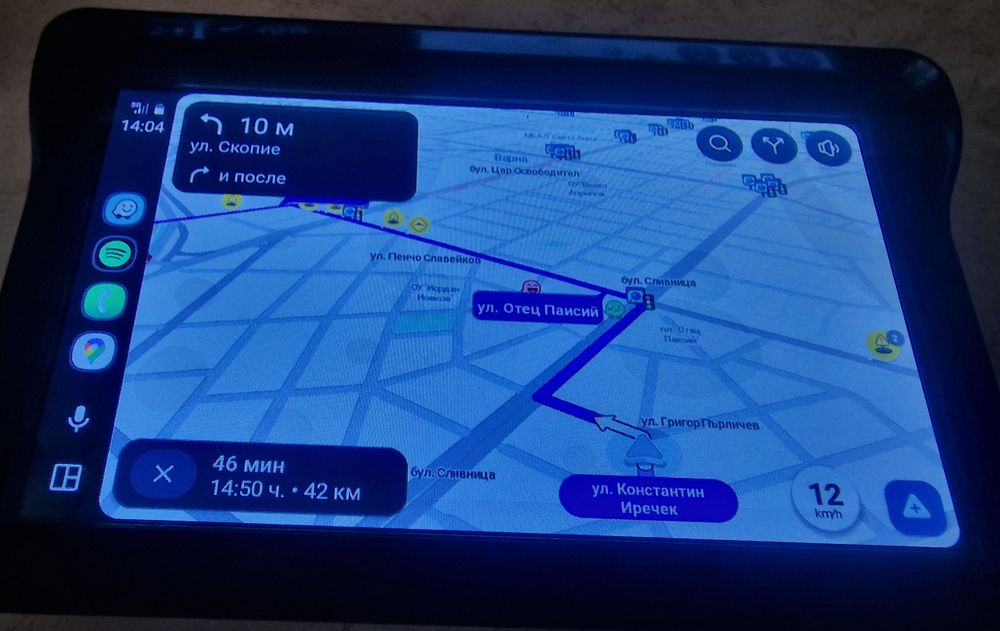 7-инчов Carplay Android Auto мултимедиен плейър със сензорен екран, FM