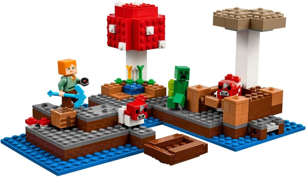 LEGO Minecraft 21129 The Mushroom Island