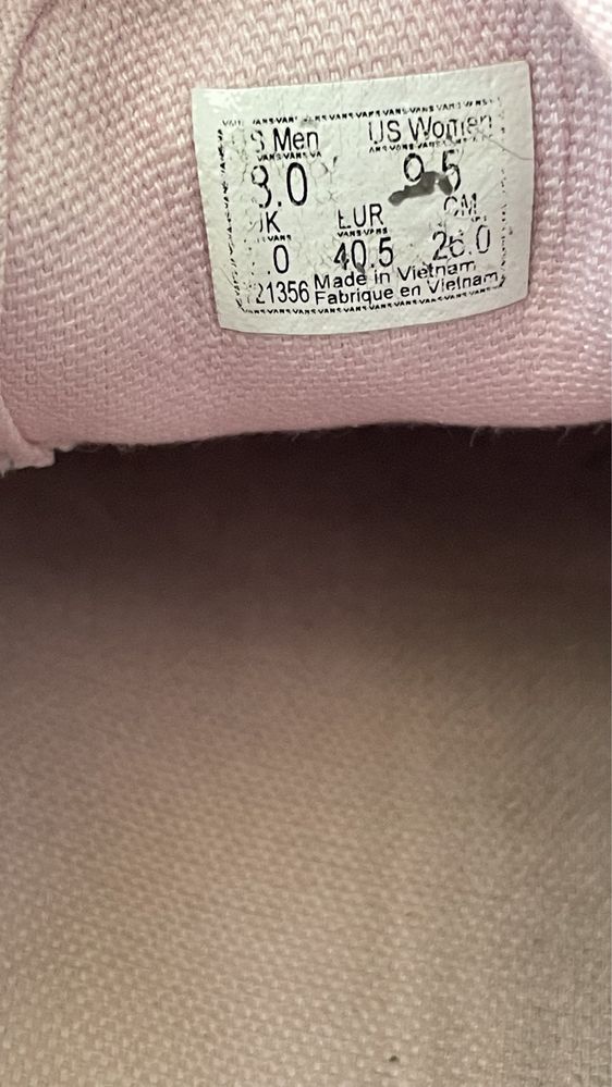 Vans кожени номер 40.5