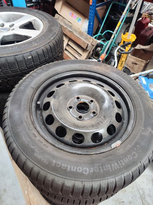 Roti complete VW Audi SEAT cauciucuri iarna noi  215/60 16 Continental