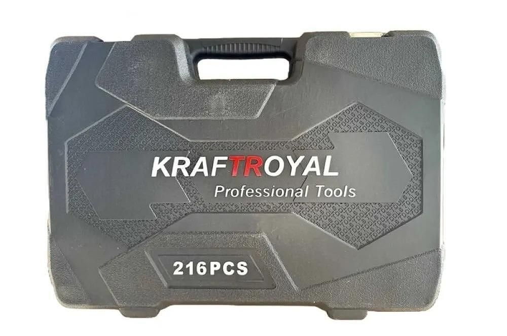 Комплект инструменти 216 части, kraftroyal