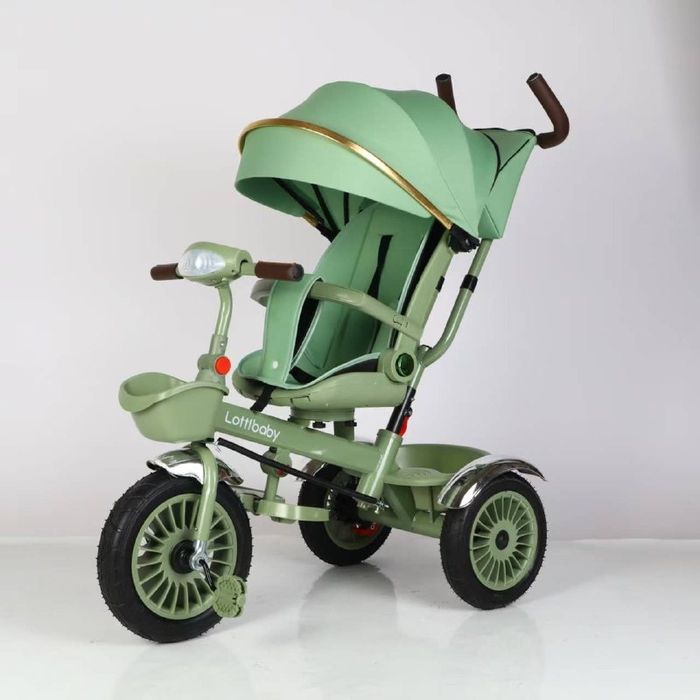 Детский трехколесный велосипед-коляска. Новая.