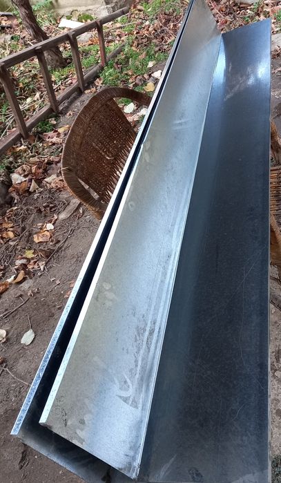 Улама  за покрив от поцинкована ламарина 250х250 мм, 2 м на 0.5мм