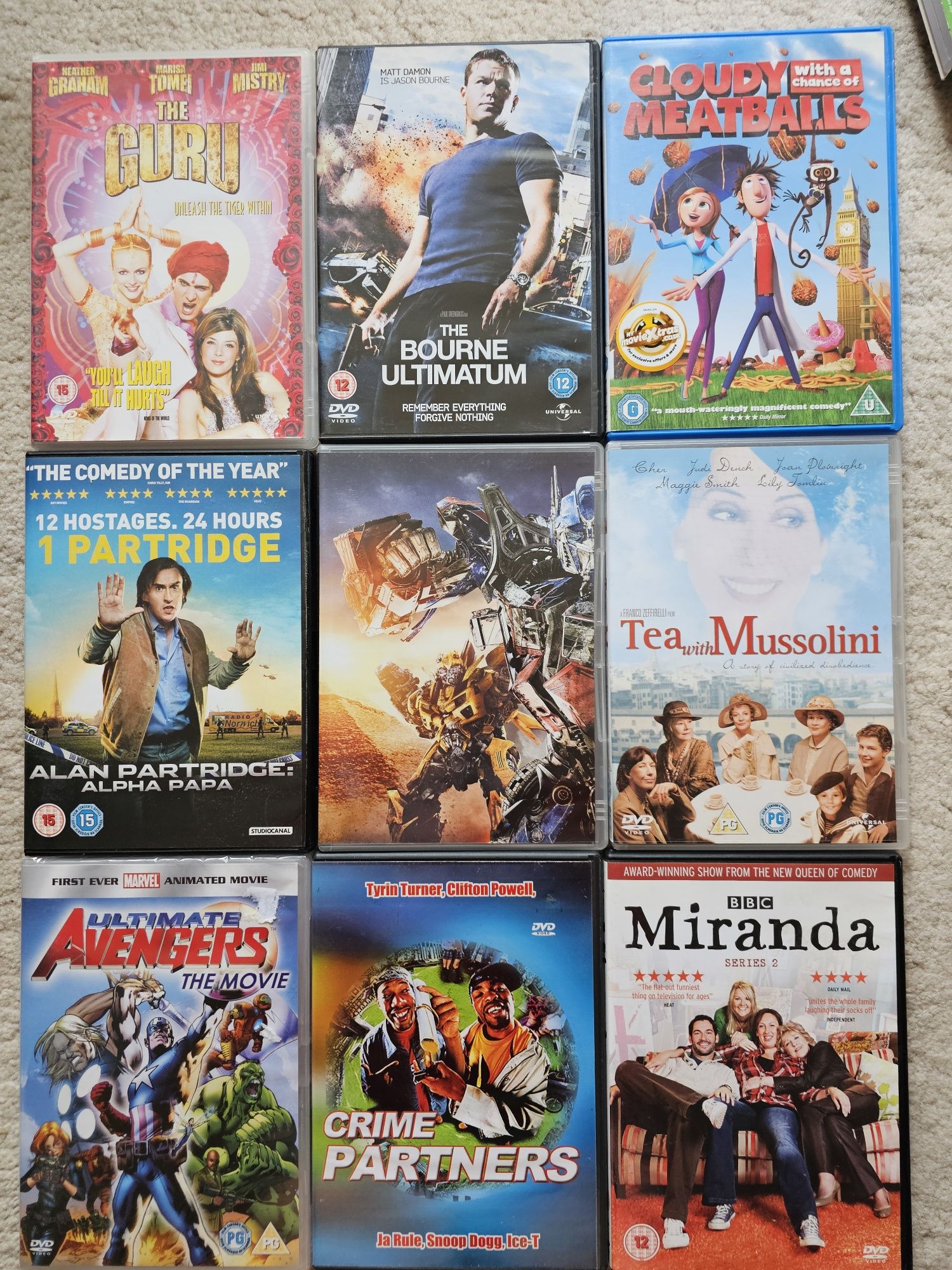 Оригинални DVD на Английски език от лична колекция