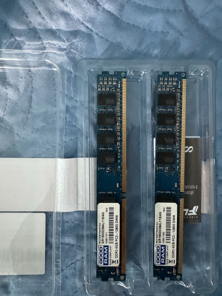 RAM  DDR3 1600  MHz 2x 4 GB