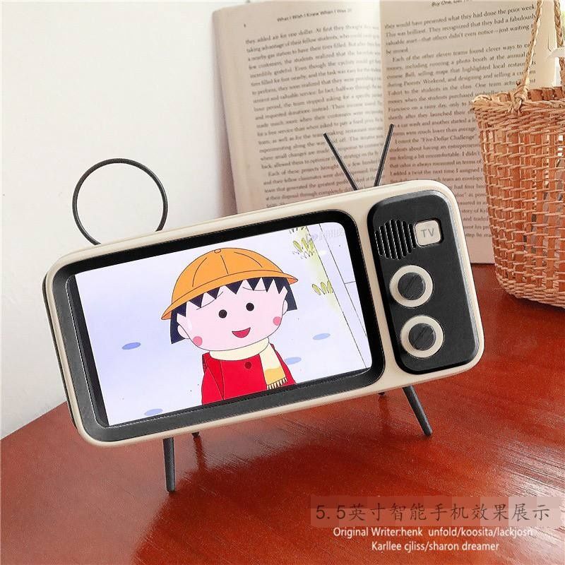 подставка для телефона mini tv ретро дизайн