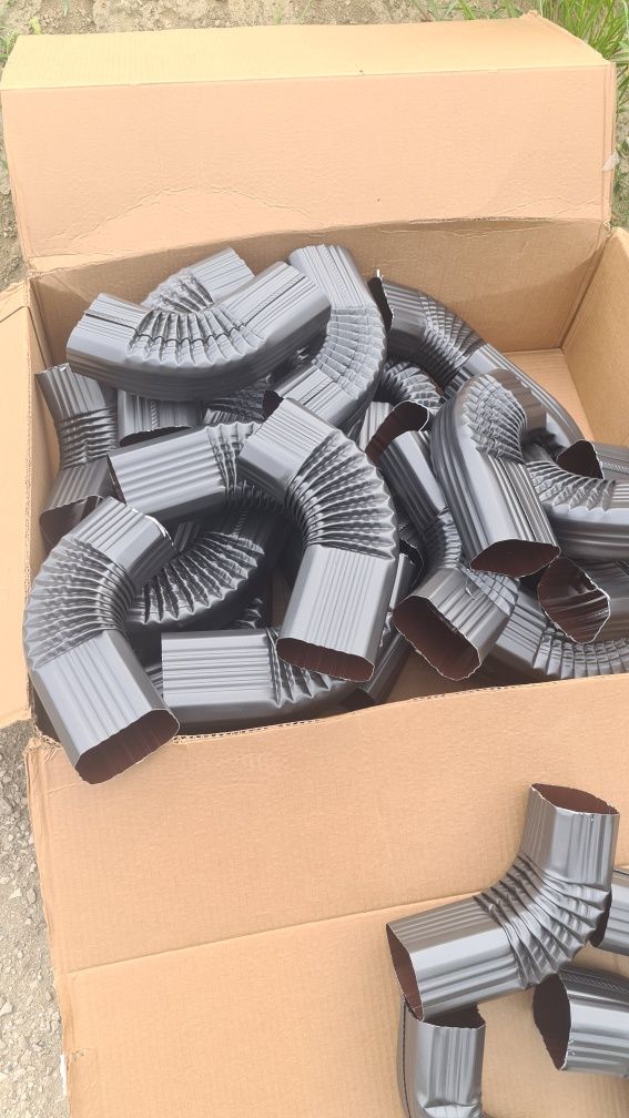 Jgheaburi și burlane din aluminiu 0.7 fără îmbinări