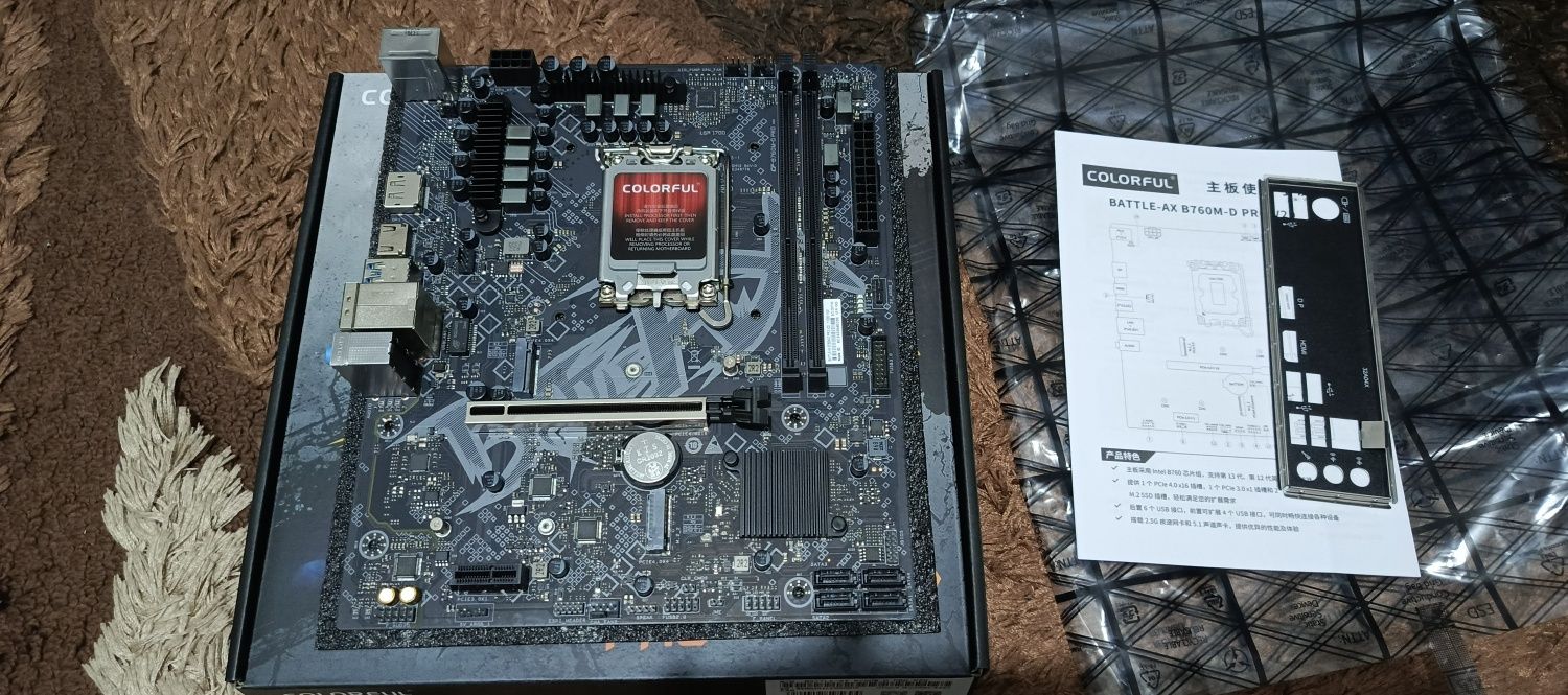 Продам новая материнская плат DDR4 B760M-D PRO V20 LGA 1700