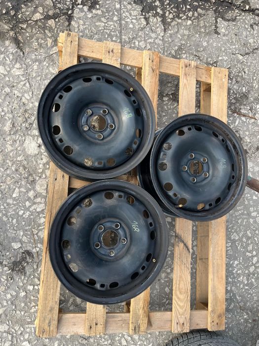 1бр джанта тенекиена Skoda rapid Seat Audi 5x100 6c0601027 et38 6j