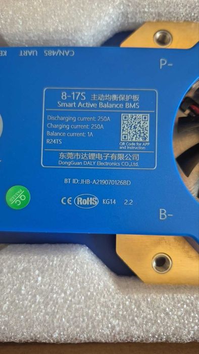 BMS БМС DALY LIFEPO4 250A 8-17S с Bluetooth WIFI