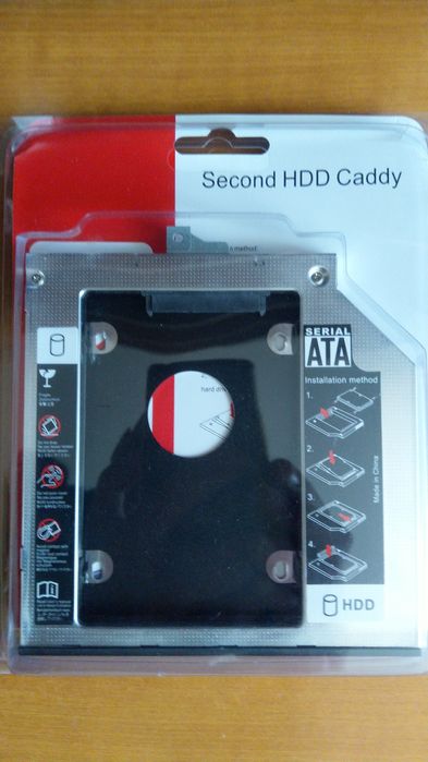 Adaptor Caddy SSD HDD 9 mm S-Ata laptop ultra slim