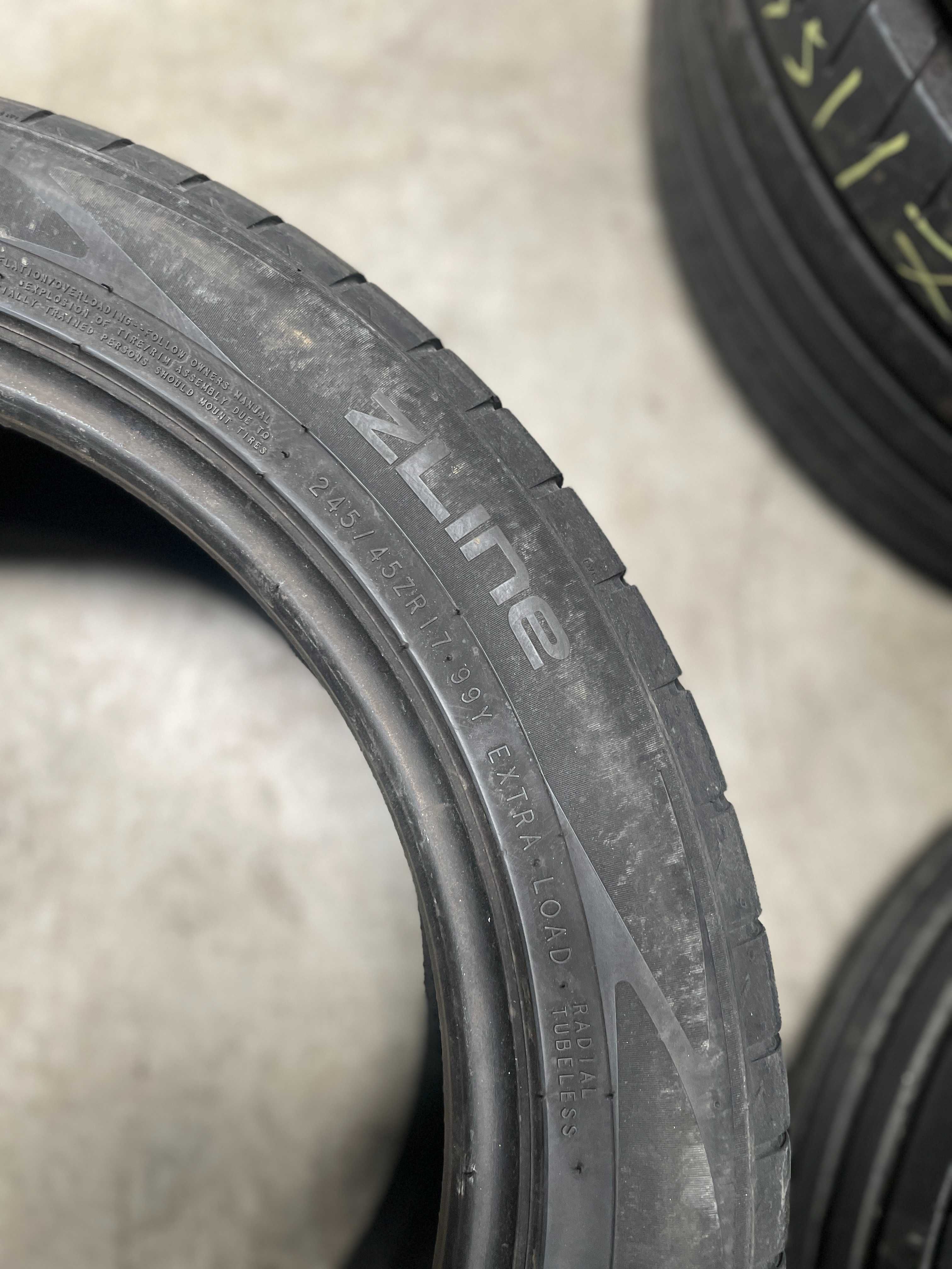 2x 245 45 17 Nokian Zline