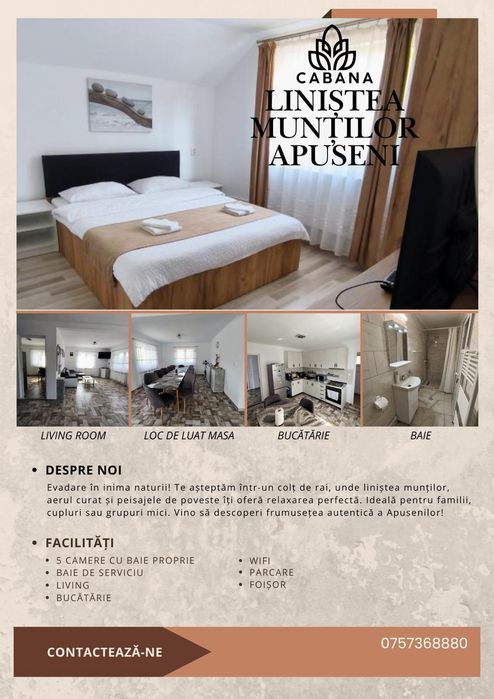 Cazare Arieșeni Cabana Liniștea Munților Apuseni