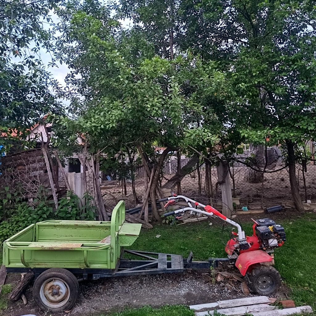 Motocultor Loncin 1200 cu remorca