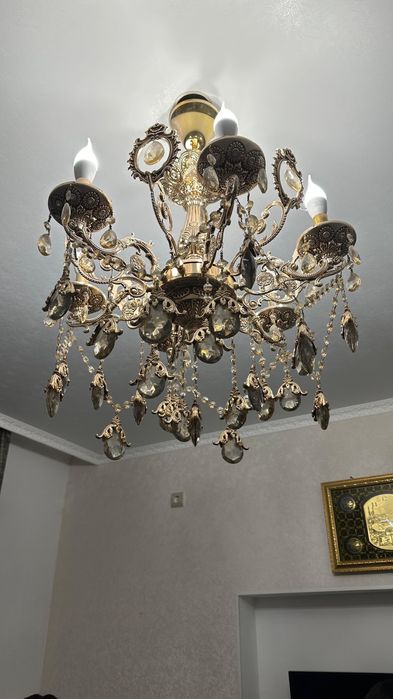 Люстра  хрустальная