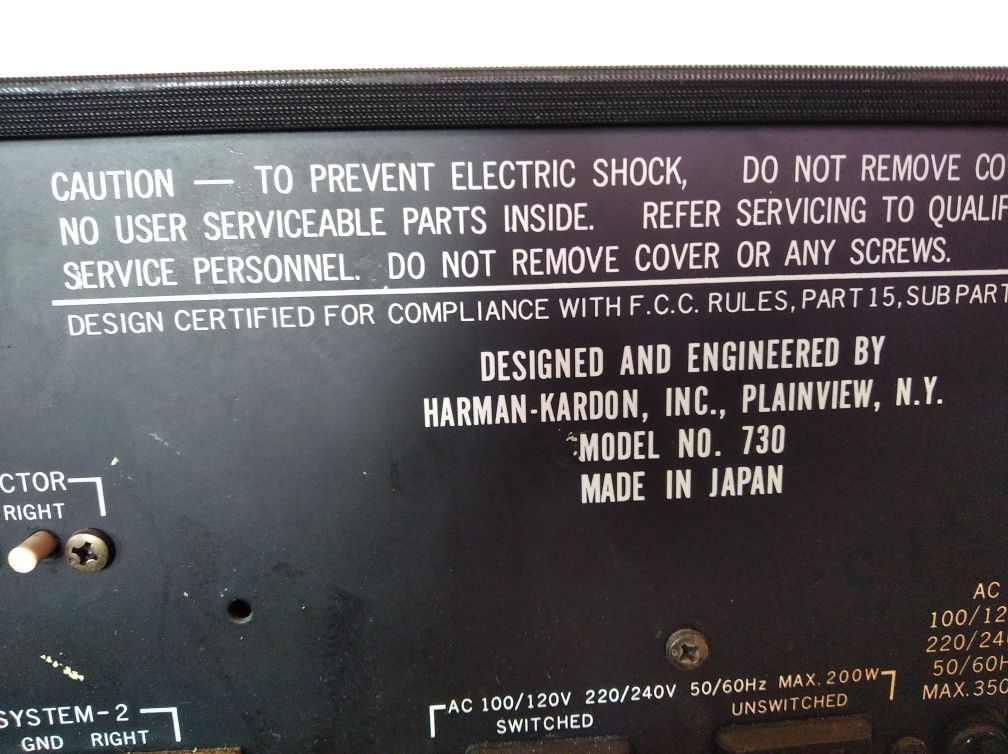 Harman Kardon 730