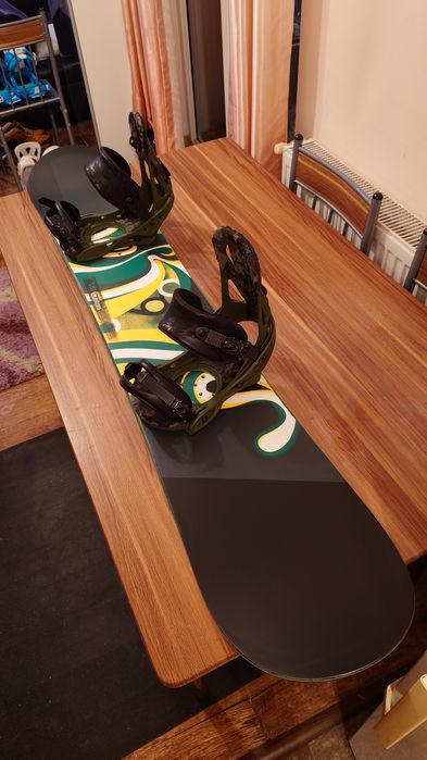 Placa Snowboard Burton Custom 159cm cu legaturi Burton Mission M/L