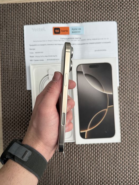 НОВ!512Gb *ЛИЗИНГ* iPhone 16 Pro Max Natural Titanium / 36М Гаранция
