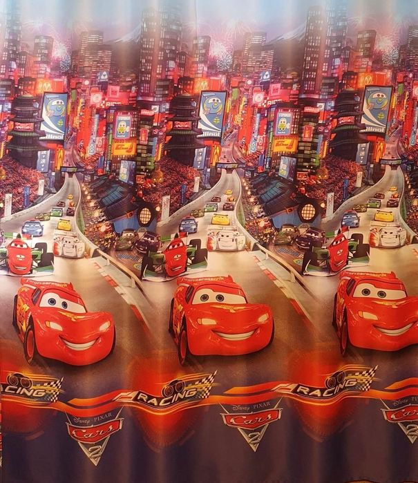 Шторы в детскую "Тачки 2"