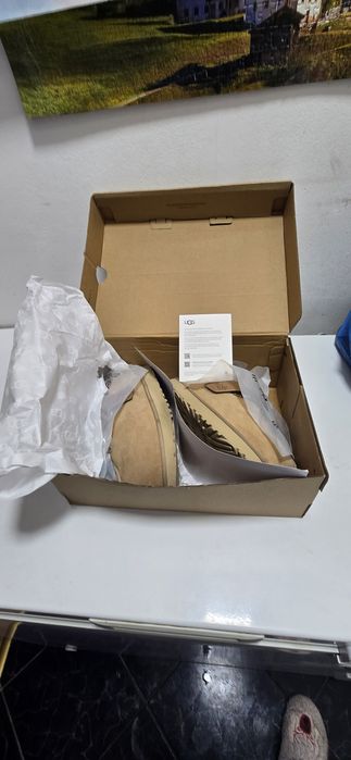 UGG saboți din piele întoarsă