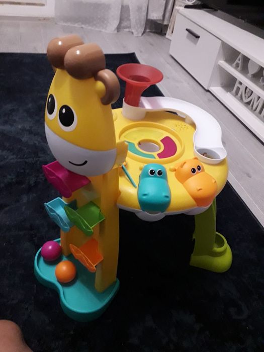 Jucarie bebelusi B Kids, Statie de distractie Girafa