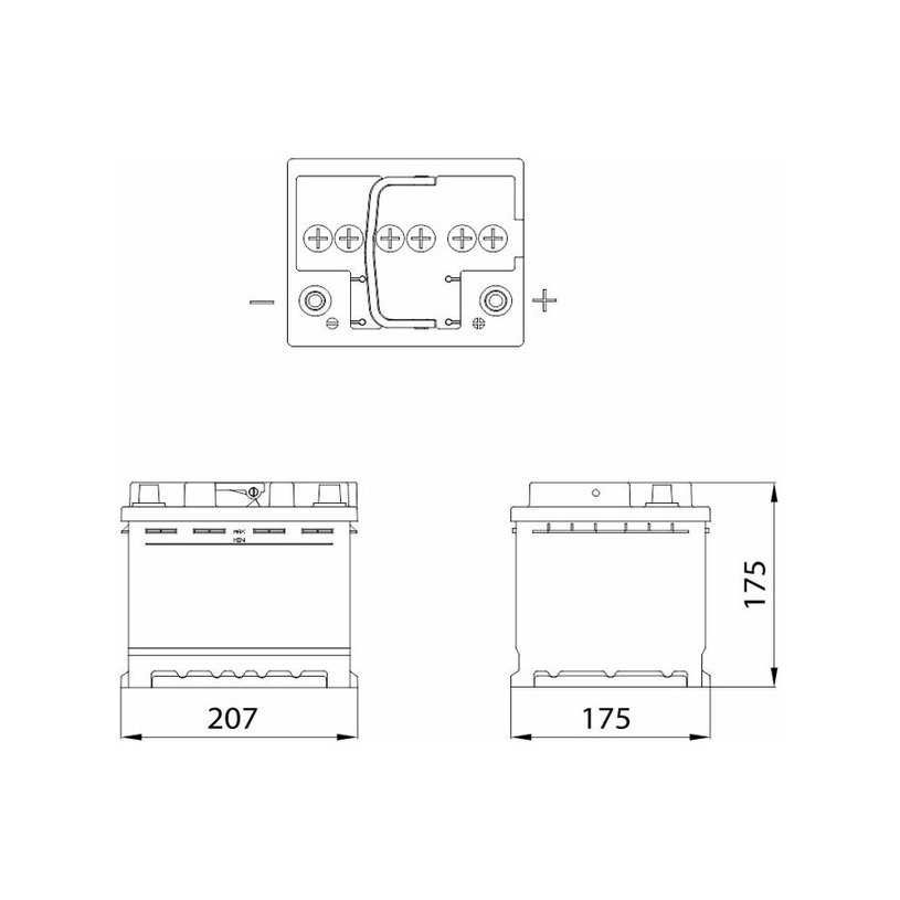 АКУМУЛАТОР SOLID PLUS 44 AH -нов,гаранционен
