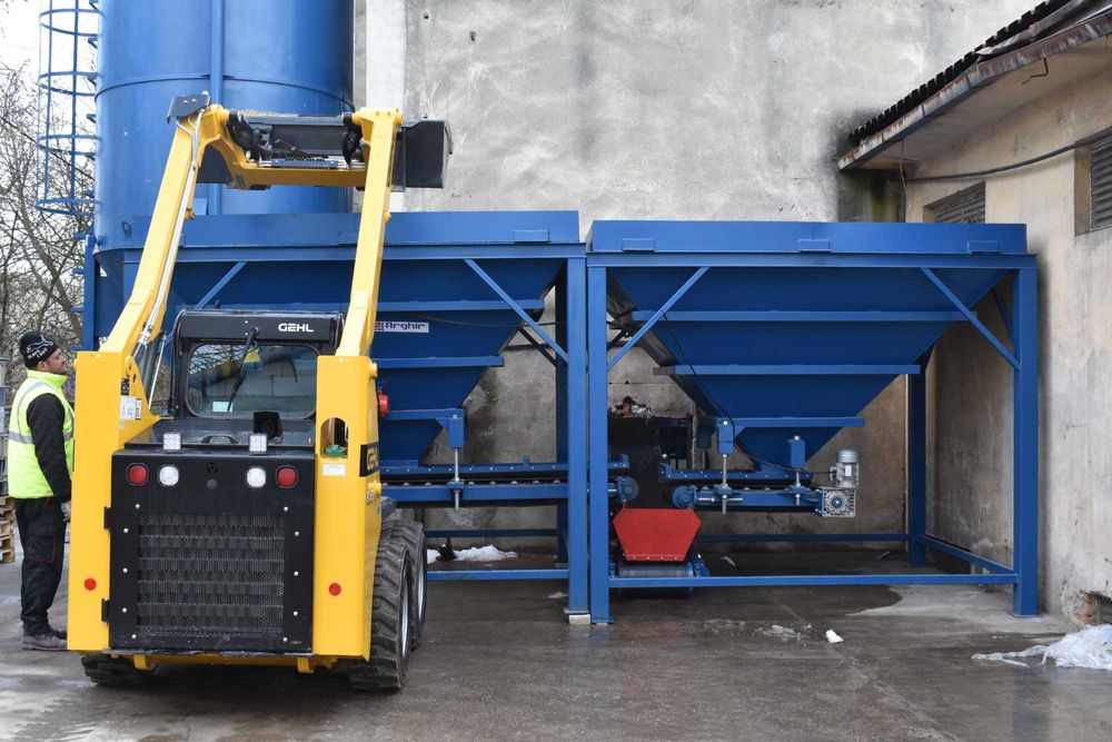 Buncăre si benzi dozare agregate, dozatoare nisip piatră