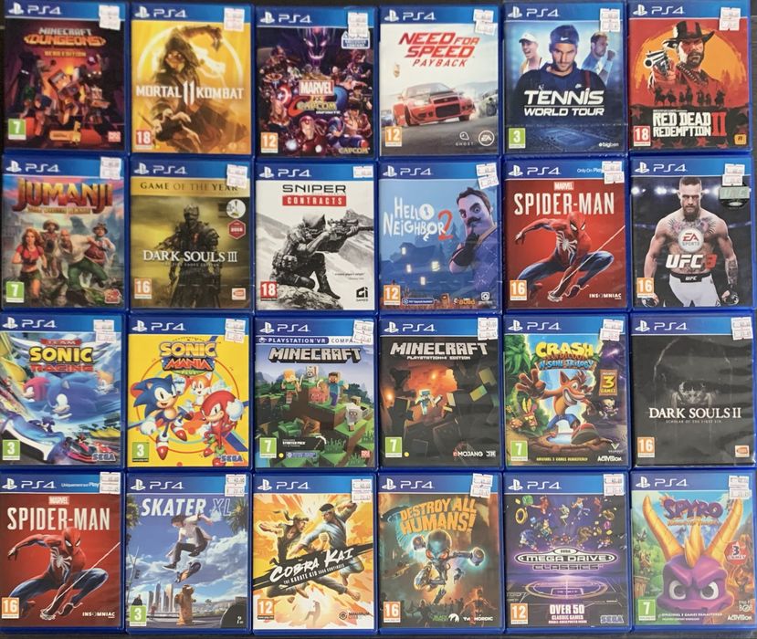 PS4 игри Playstation 4/ Плейстейшън 4 игри - 40 лв за брой