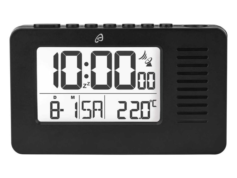 Ceas cu alarmă radiocontrolat cu proiecție laser pe tavan nou Germania