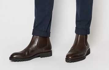 Ghete chelsea 41 41.5 de lux lucrate manual Mc Finlay NOI piele moale