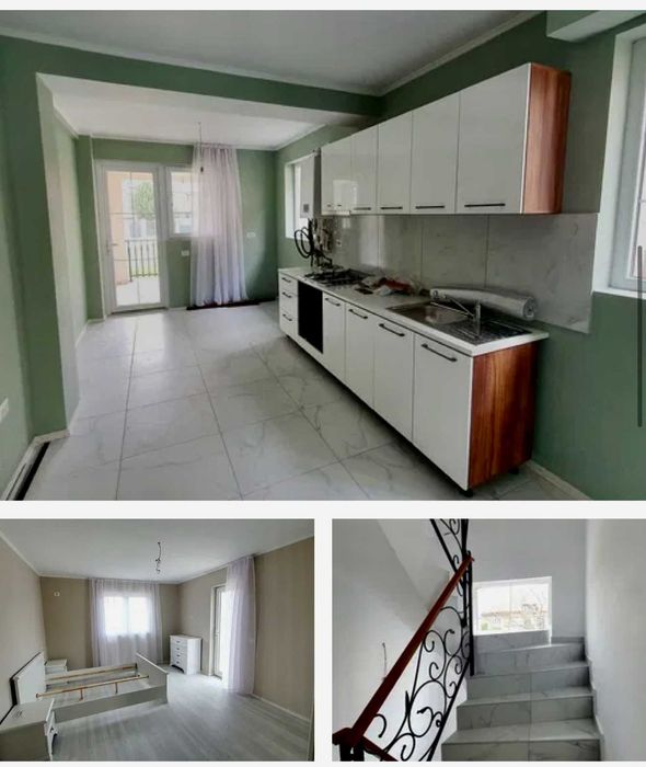 Inchiriez casa cu cu 5 dormitoare, 3 bai, curte generoasa si mansarda