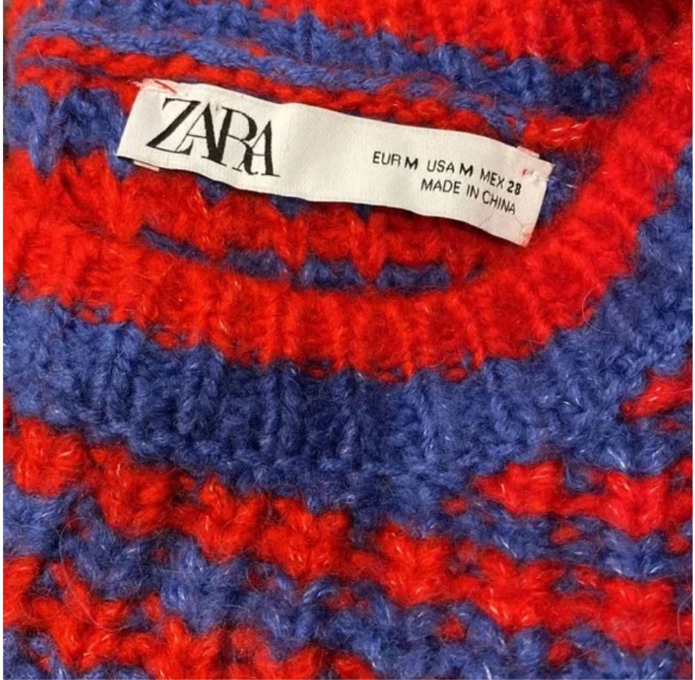 Pulover Zara din tricot gros