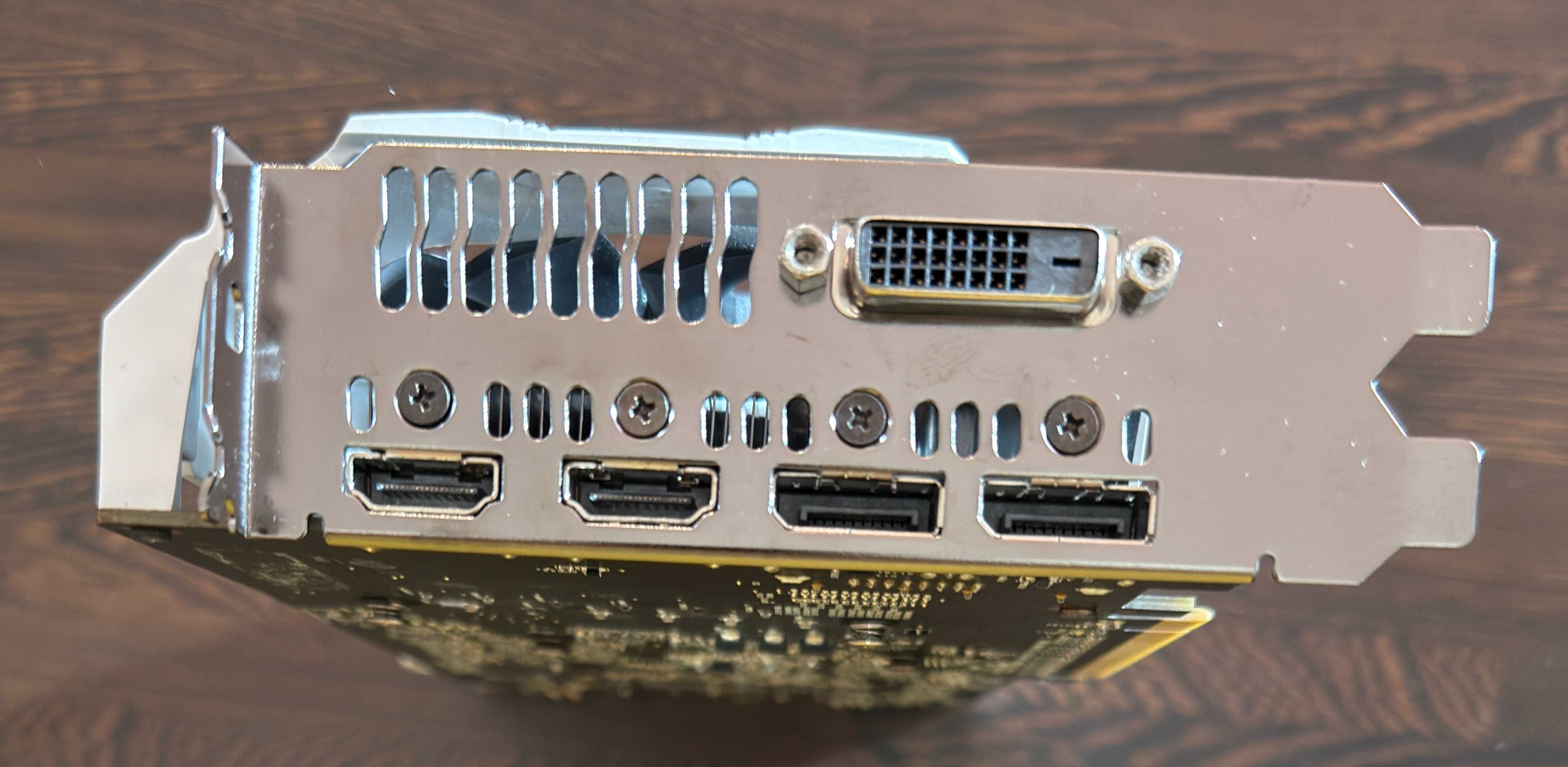 ТОП състояние Видео карта GPU ASUS DUAL RX 480 OC 4GB