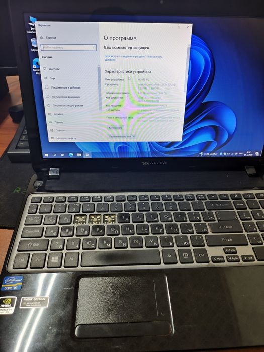 Ноутбук acer Packard bell core i5
