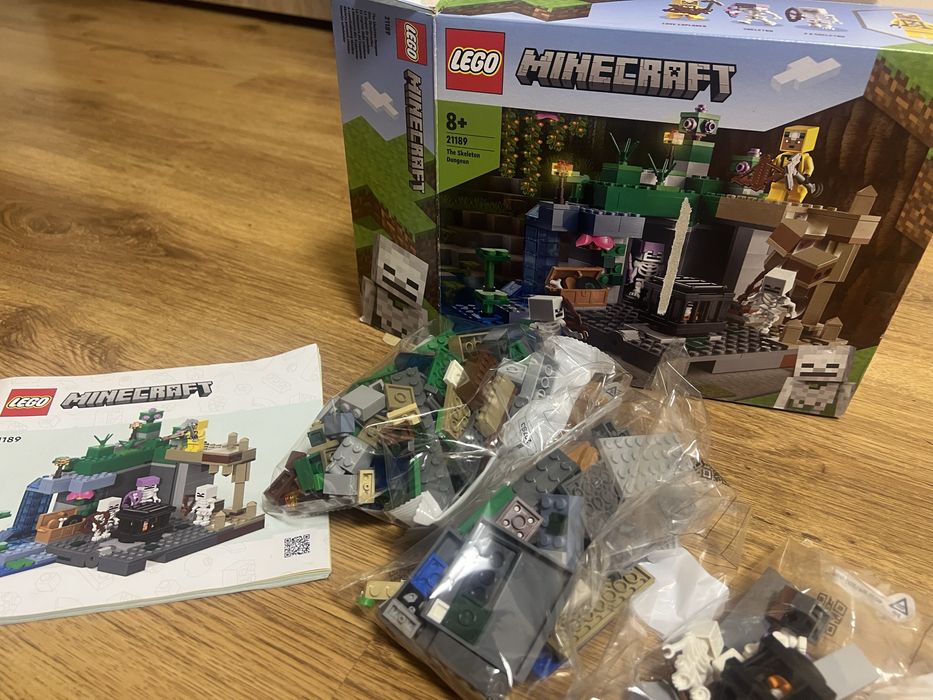 Конструктор LEGO Minecraft - Занданът на скелетите (21189)