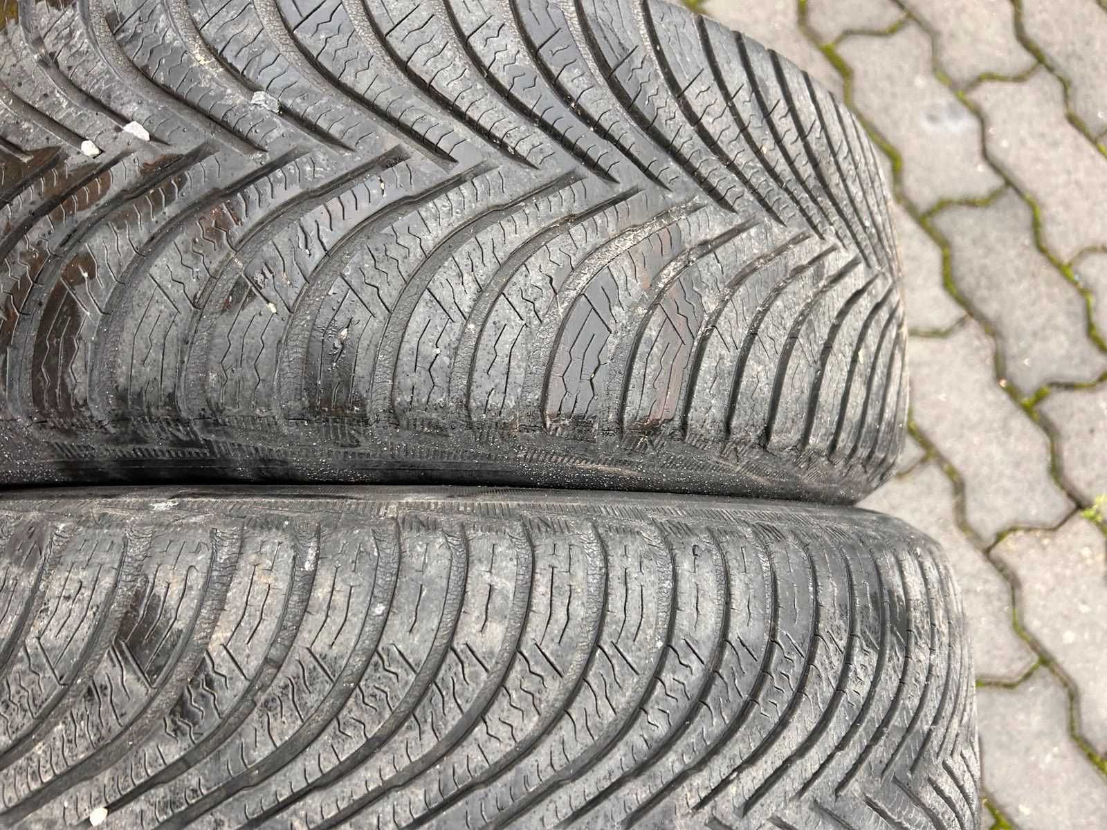 Продавам употребявани 4 бр. алуминиеви джанти 16 цола 195/55R16 с гуми