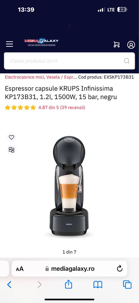 Dolce Gusto APARAT NOU