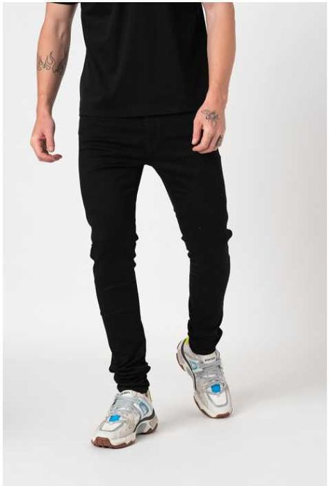 Diesel, Blugi skinny D-Istort, Negru, W33-L30