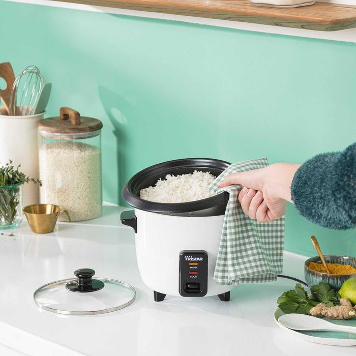 Уред за варене на ориз Tristar RK, защита от преваряване на сухо, 0.6л