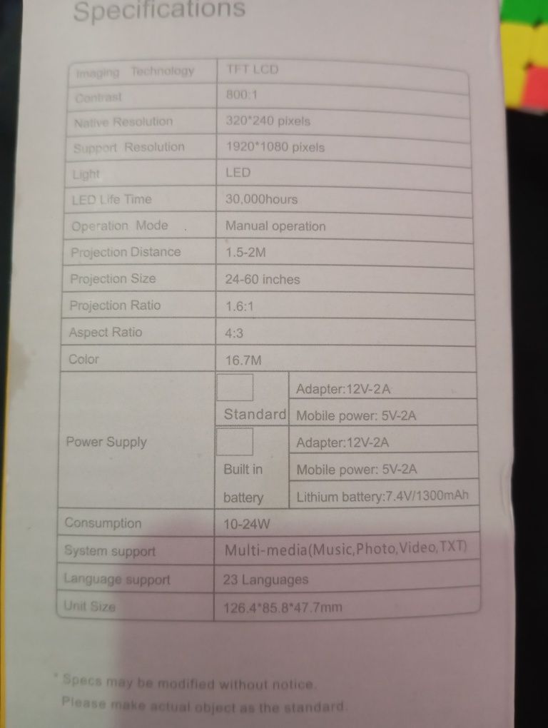 Led Proektor новый