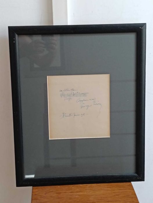 Partitura George Enescu - Piesa rara de colectie