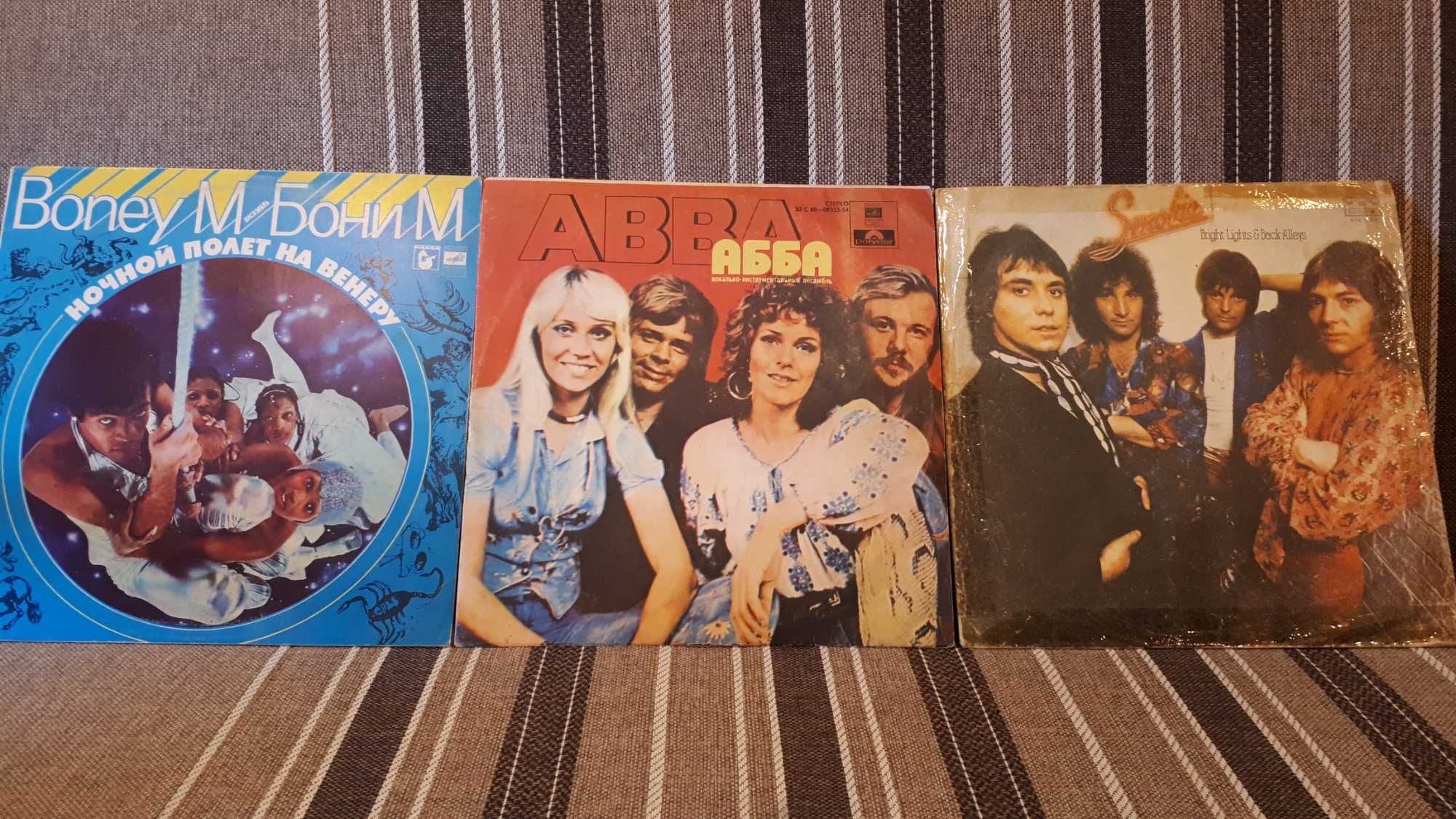 пластинки ABBA, Beatles и т.д.