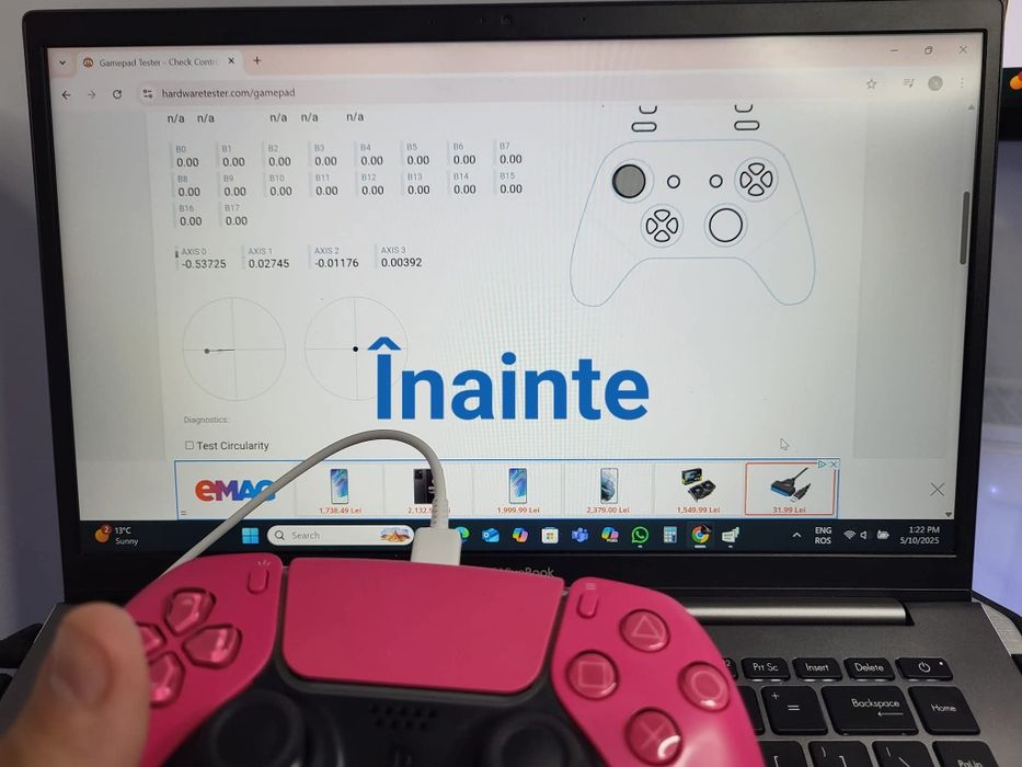 Upgrade și Reparații Controllere PS4, PS5, Xbox One/S și altele