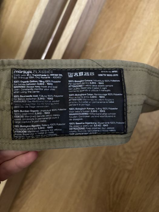 Marsupiu bebe Marsupi breeze s/m olive