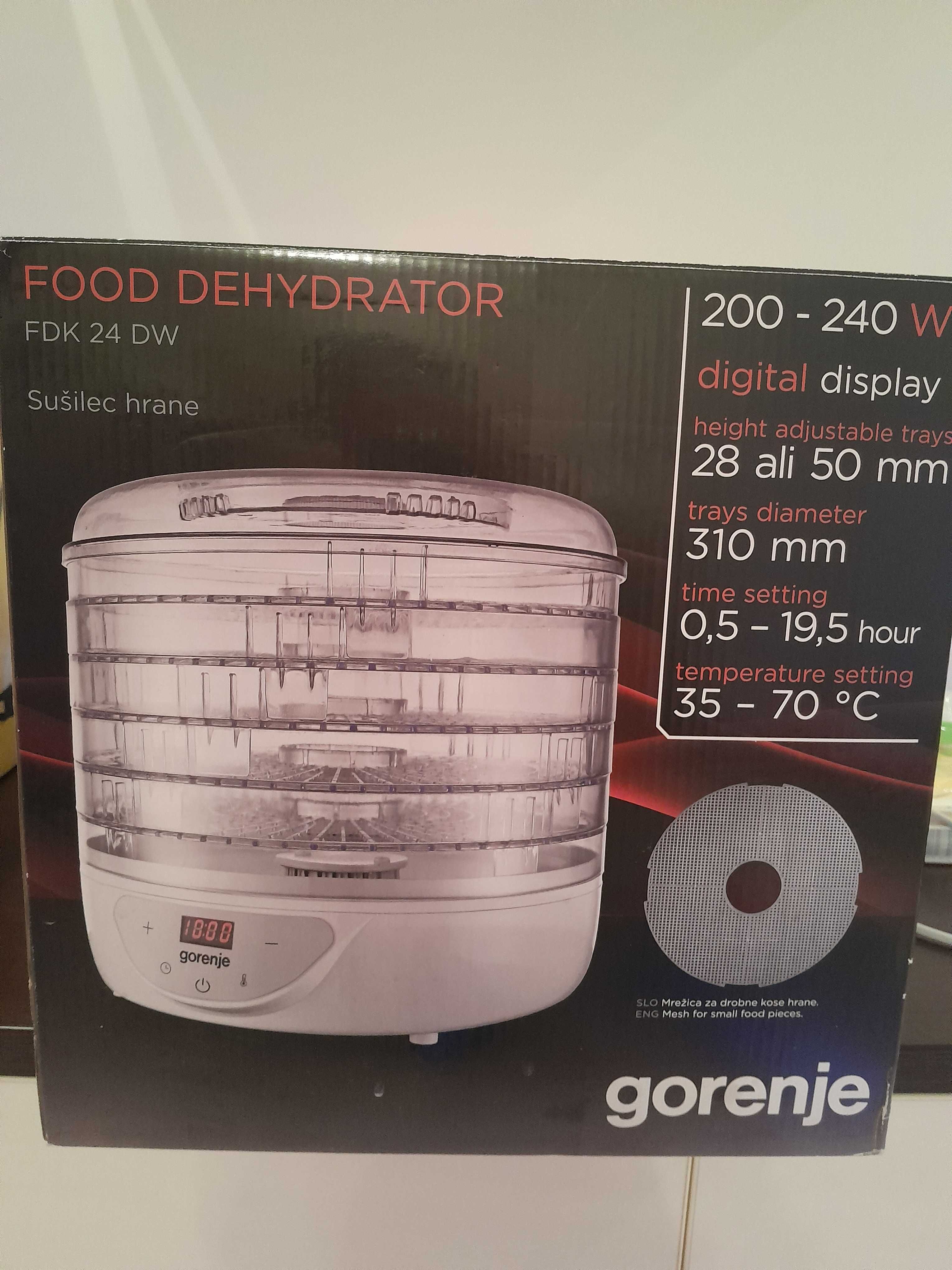 ИЗГОДНО Уред за Сушене на Храна GORENJE FDK24DW 380 W