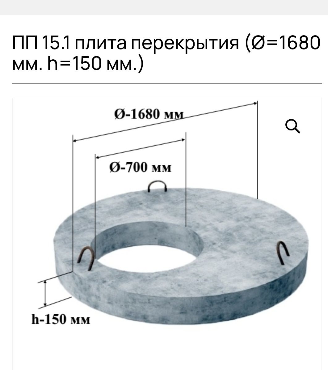 Колодец хар хил размерда