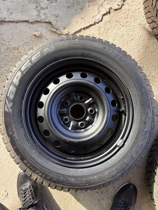 Қыстық шиналар дискасымен бірге сатылады, капсен 195/65/15